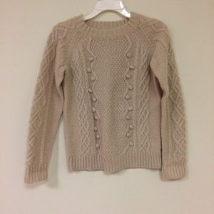 J.Crew | Pom Pom Wool Sweater Size XS